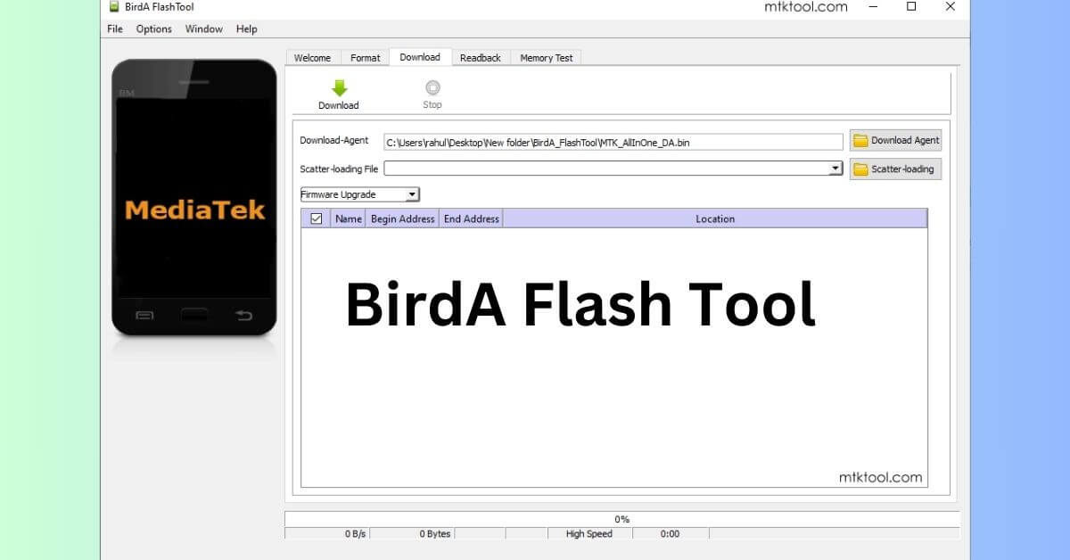 Get BirdA Flash Tool