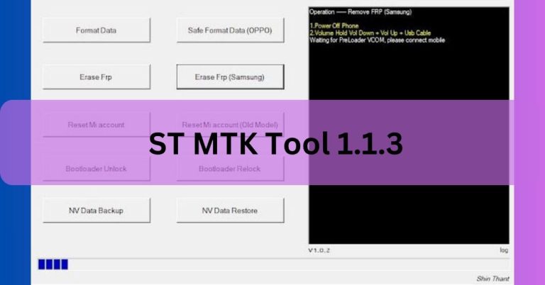 ST MTK Tool 1.1.3